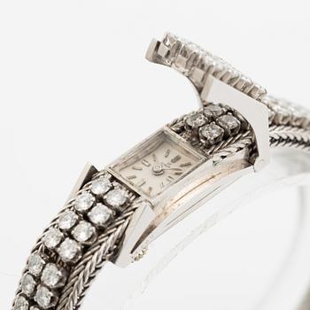 Aftonklocka/smyckeur, Blancpain,  18K vitguld med briljantslipade diamanter.