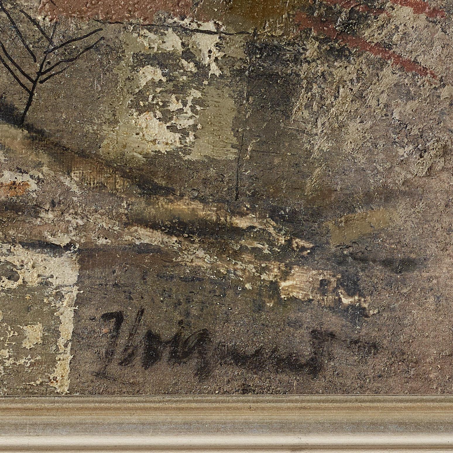 James Coignard, olja på duk, signerad.