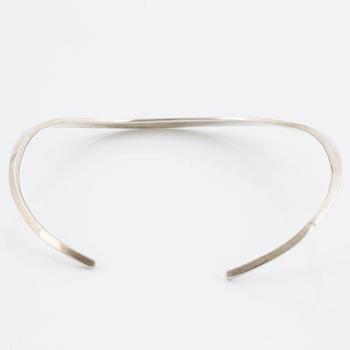 A BORGILA silver necklace.