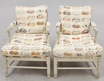 A pair of chairs, second half of the 20th Century.