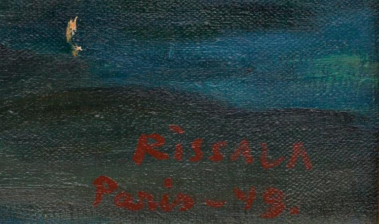 KAAPO RISSALA, olja på duk, signerad samt daterad 1949.