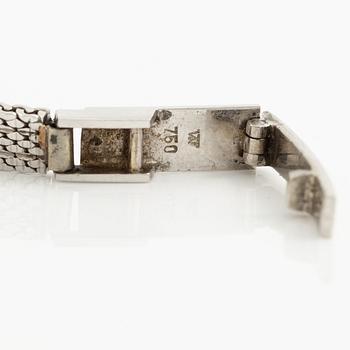 IWC, wristwatch, 18K white gold, 14 mm.