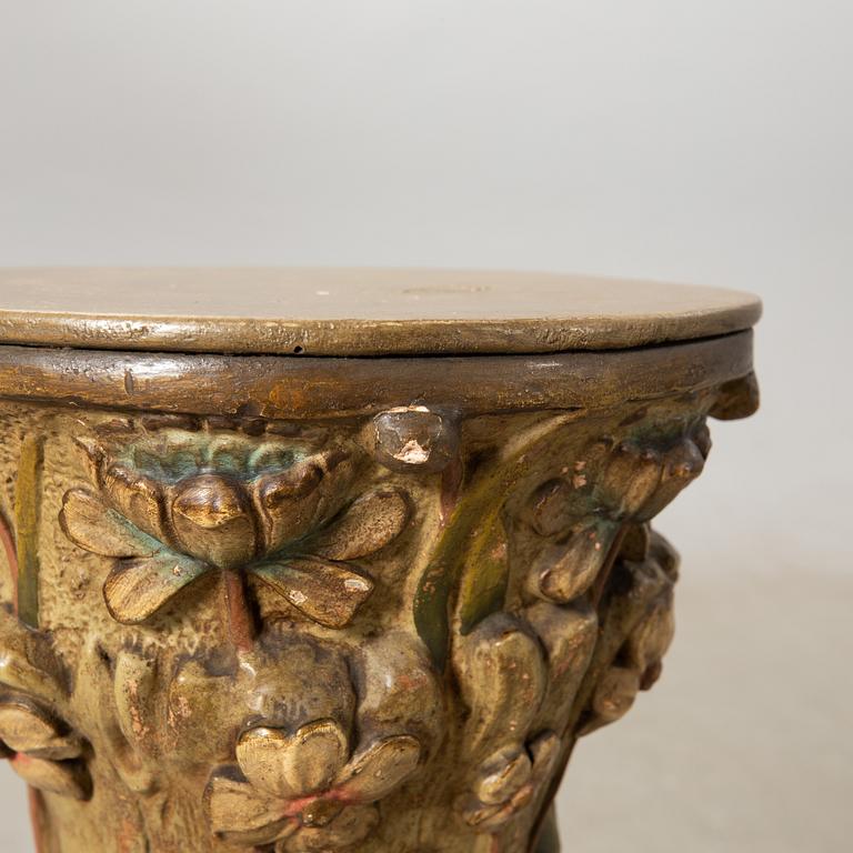 Pedestal, Art Nouveau early 20th century.