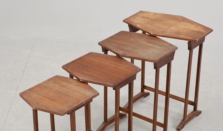 SATSBORD, 4 delar, 1800-tal.