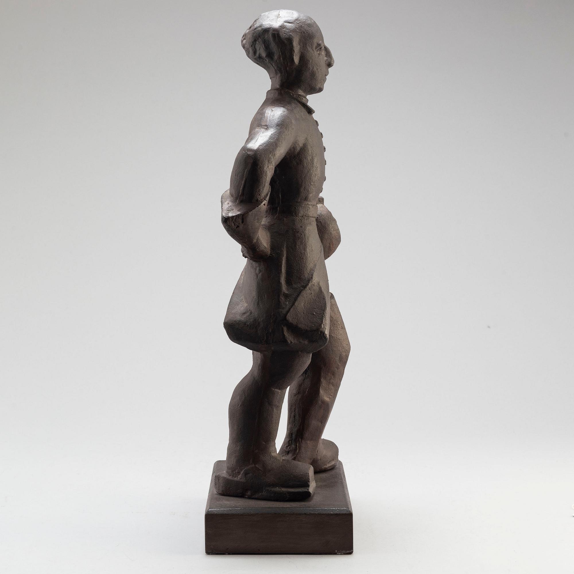 ALLAN EBELING, sculpture, cast iron.