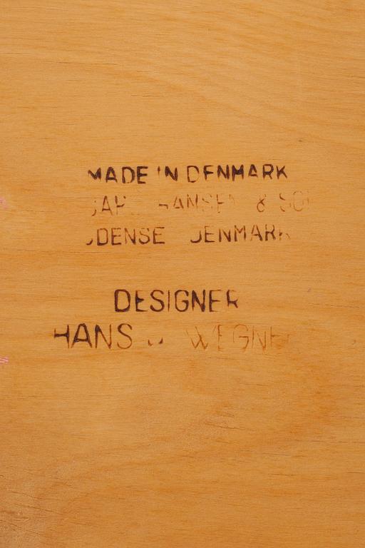 STOLAR, 4 st,"CH-30", Hans J. Wegner, Carl Hansen & Son, Danmark 1950-60-tal.
