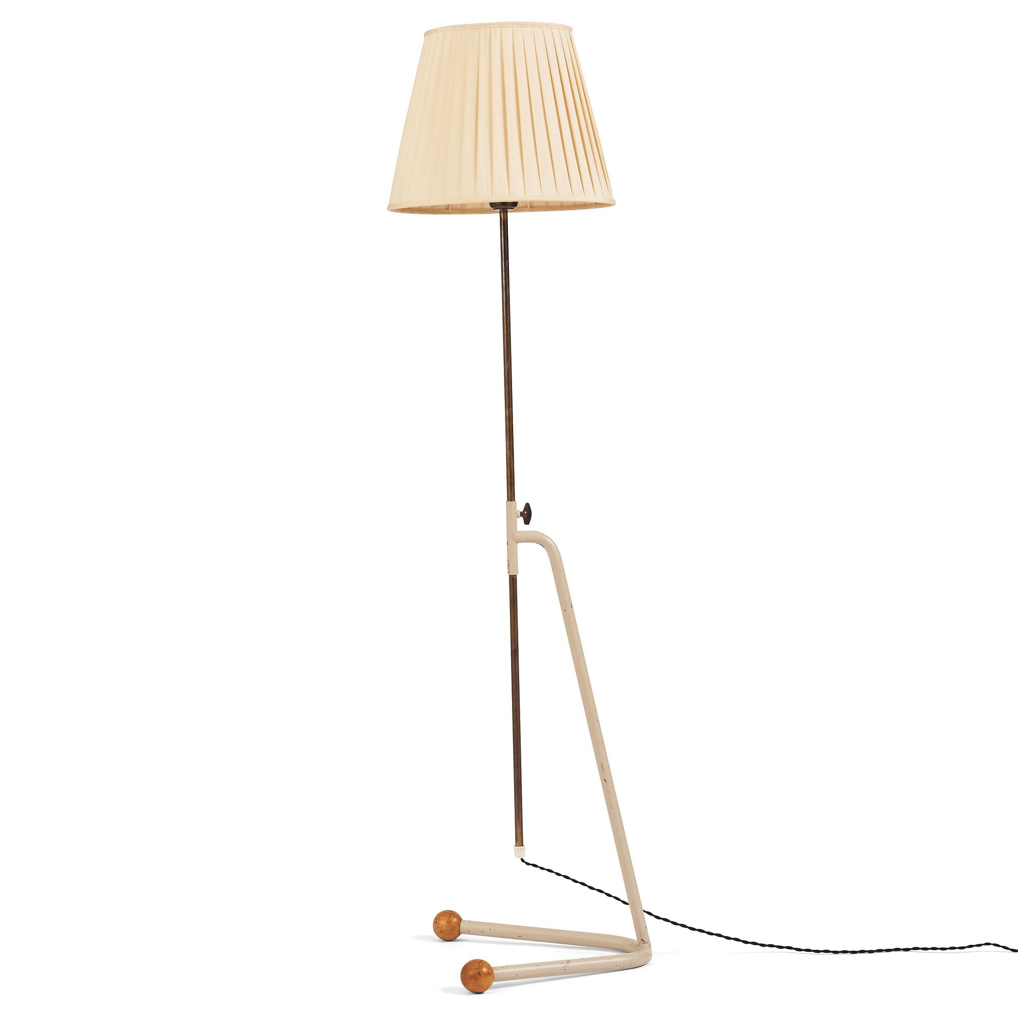 Bertil Brisborg, golvlampa, modell Triva "531-012", Nordiska Kompaniet, 1950-tal.