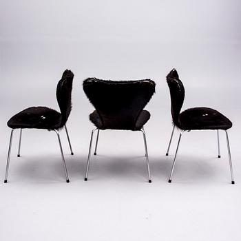 STOLAR, 6 st, "Sjuan" Arne Jacobsen, Fritz Hansen.