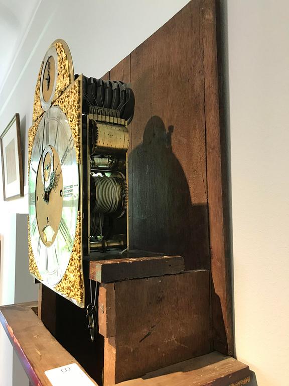 A William Webster Exchange Alley London, longcase clock, early 18th century.