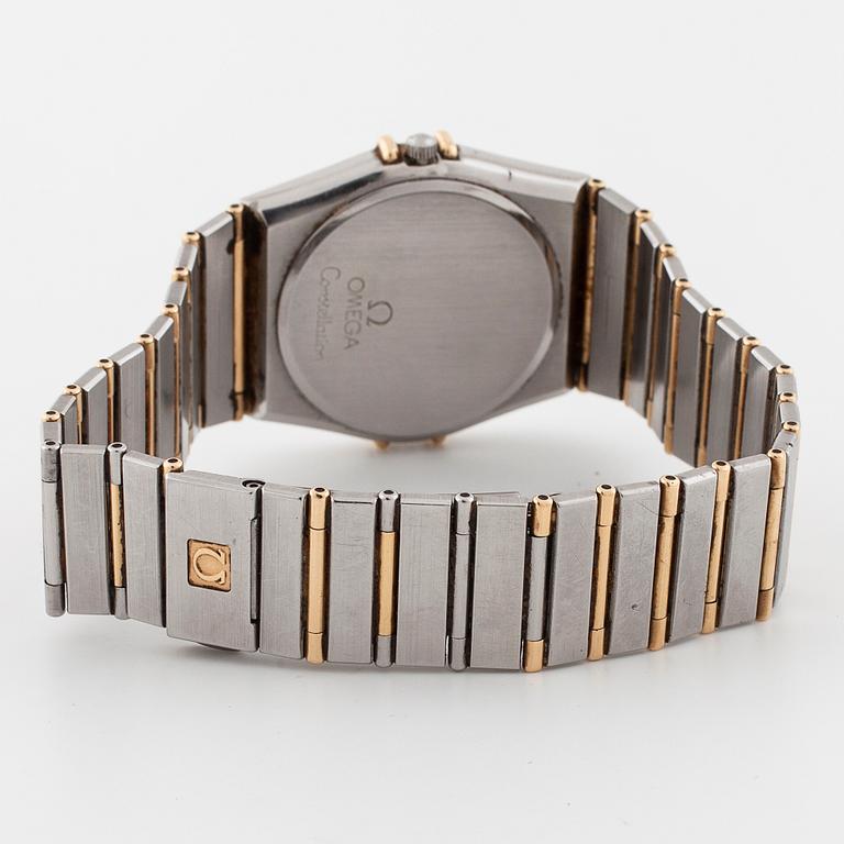 OMEGA, constellation, so called "Owl", wristwatch, 34 mm.