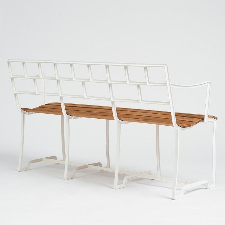 Carl Hörvik, a garden group, comprising a sofa, a table and 2 chairs, possibly made by Thulins Skillingaryd, ca 1927-29.