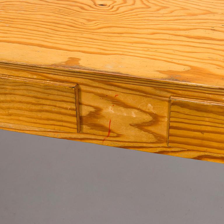 Writing desk, unique, carpentry work, Denmark  1970s.