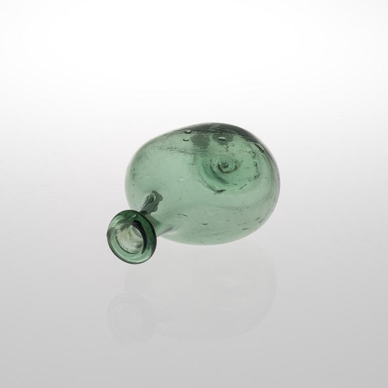 GLASFLASKA, Finland 1800-tal.