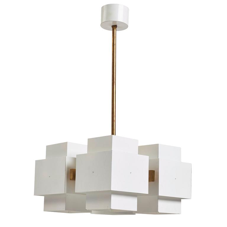 Hans-Agne Jakobsson, a ceiling light 'C769 4 P/Selectra', Hans Agne Jakobsson AB, Markaryd Sweden 1960-70s.