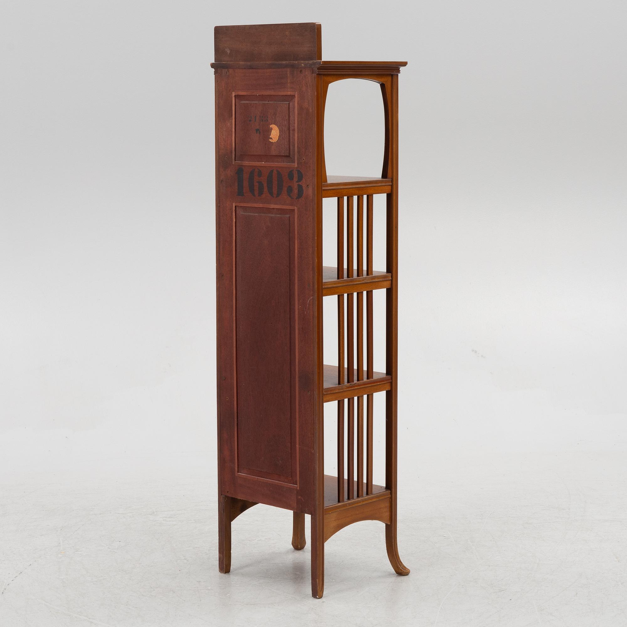 Bookcase, Art Nouveau, early 20th Century.