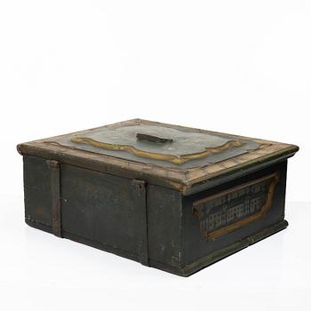 Fiancée's box, folk art, marked 1797.