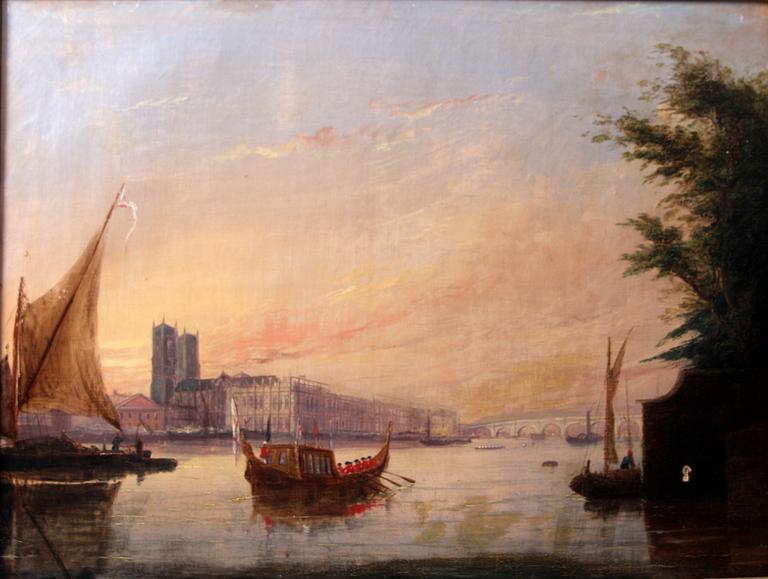 OKÄND KONSTNÄR, Frederick Calvert, hans art, olja på duk.