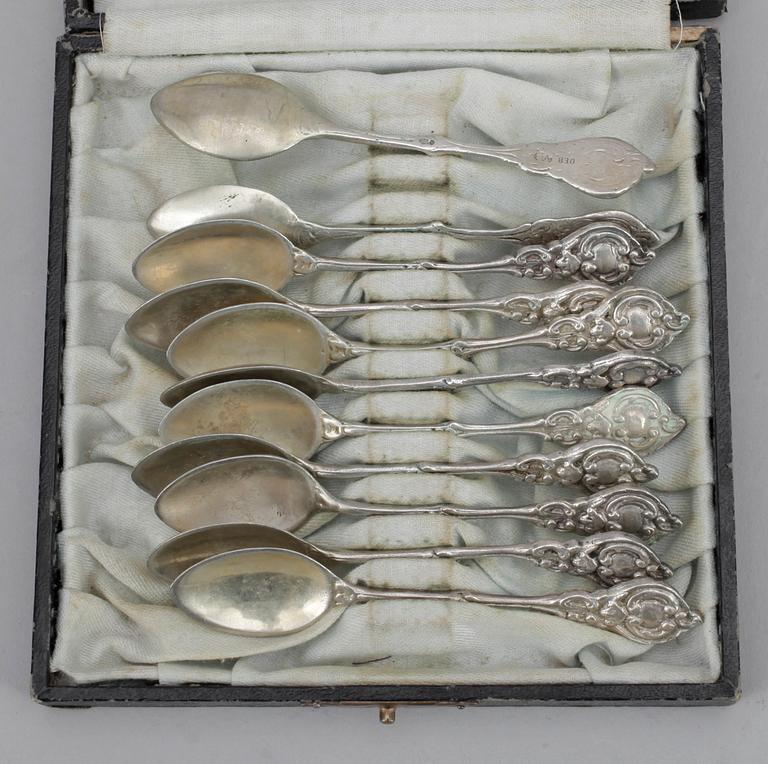 PARTI SILVER, ca 35 delar. Tot ca 430 g.