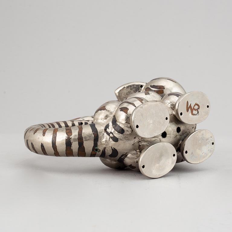 Walter Bengtsson, skulptur, metall, signerad WB.