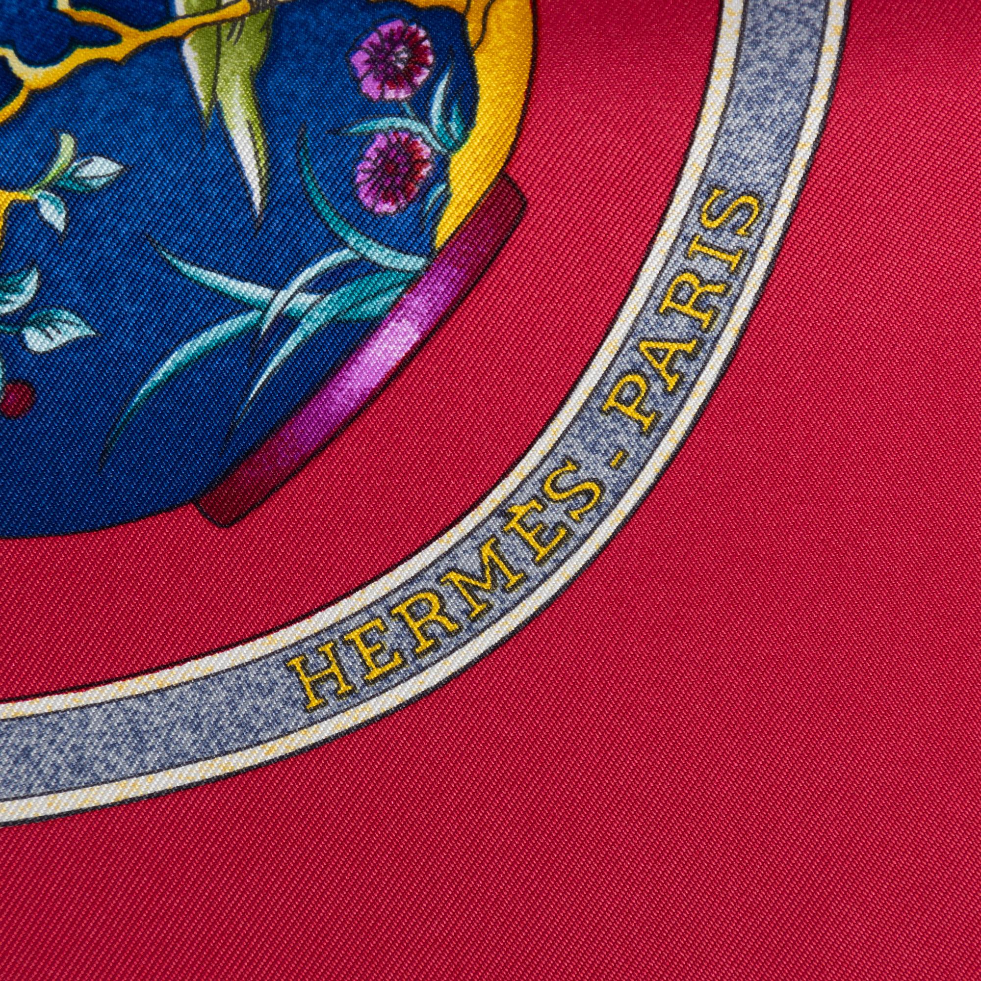 Hermès, scarf, "Qu'importe le flacon".