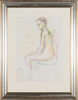 Rafael Wardi, Seated figure.
