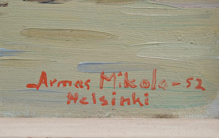 Armas Mikola, VEDKAJEN I HELSINGFORS.