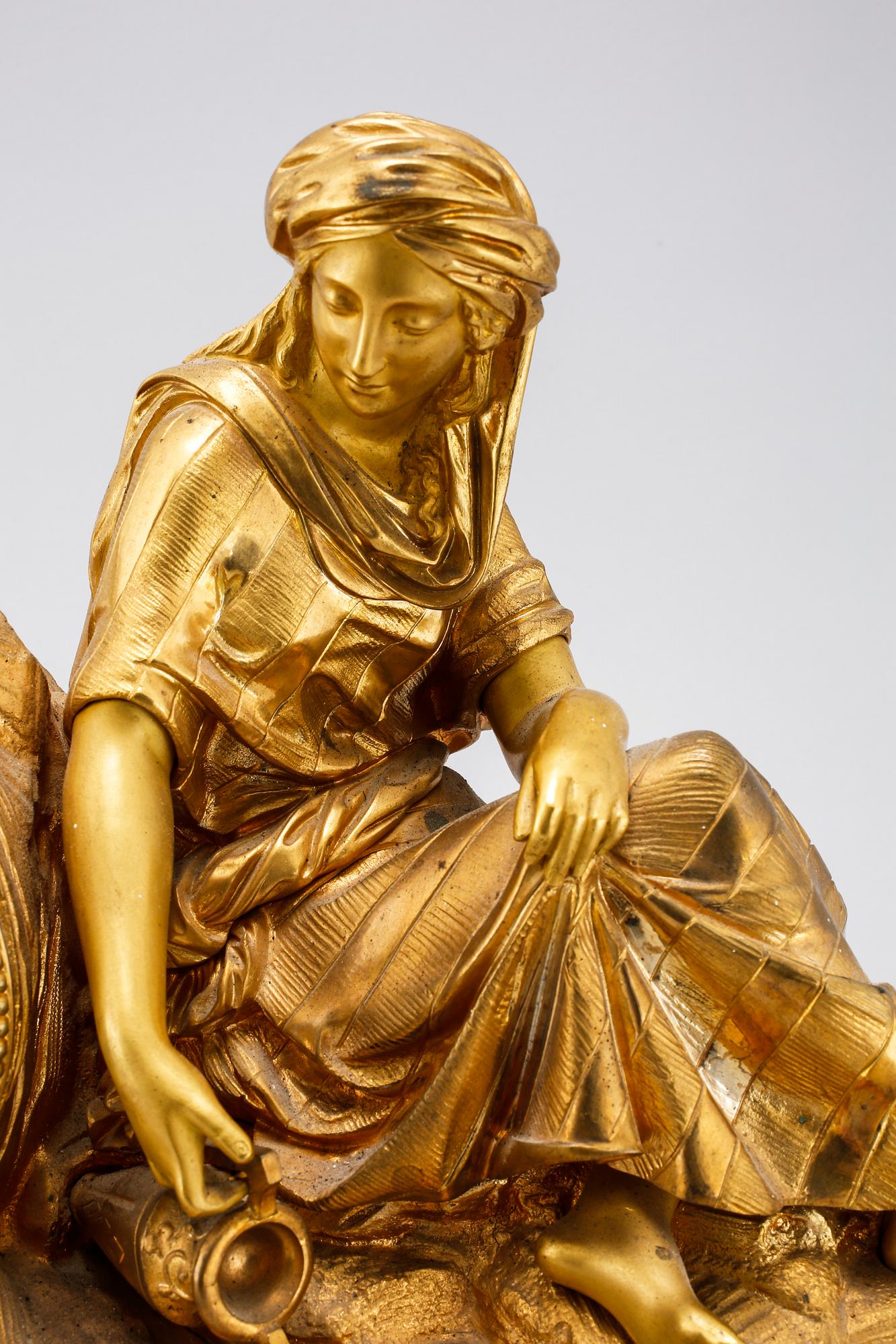 A 19th century French mantle piece clock.