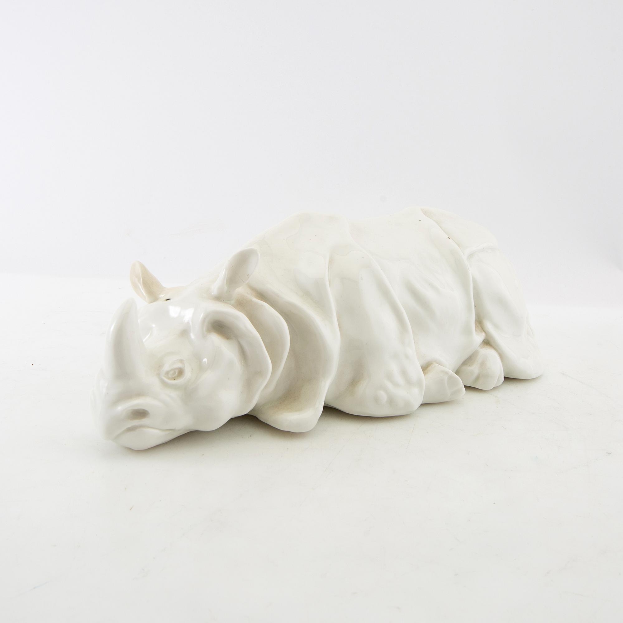 Figurine, Rörstrand, probably Waldemar Lindström, early 20th century.