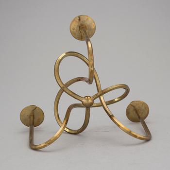 LJUSSTAKE, mässing, "Vänskapsknuten", Josef Frank, Svenskt Tenn.