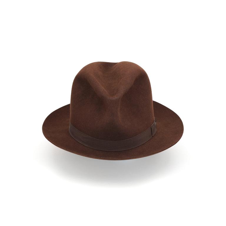 CHRISTYS', a brown felt hat, "Trillby".