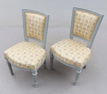 STOLAR, 1 par, gustavianska, 1700-talets slut.