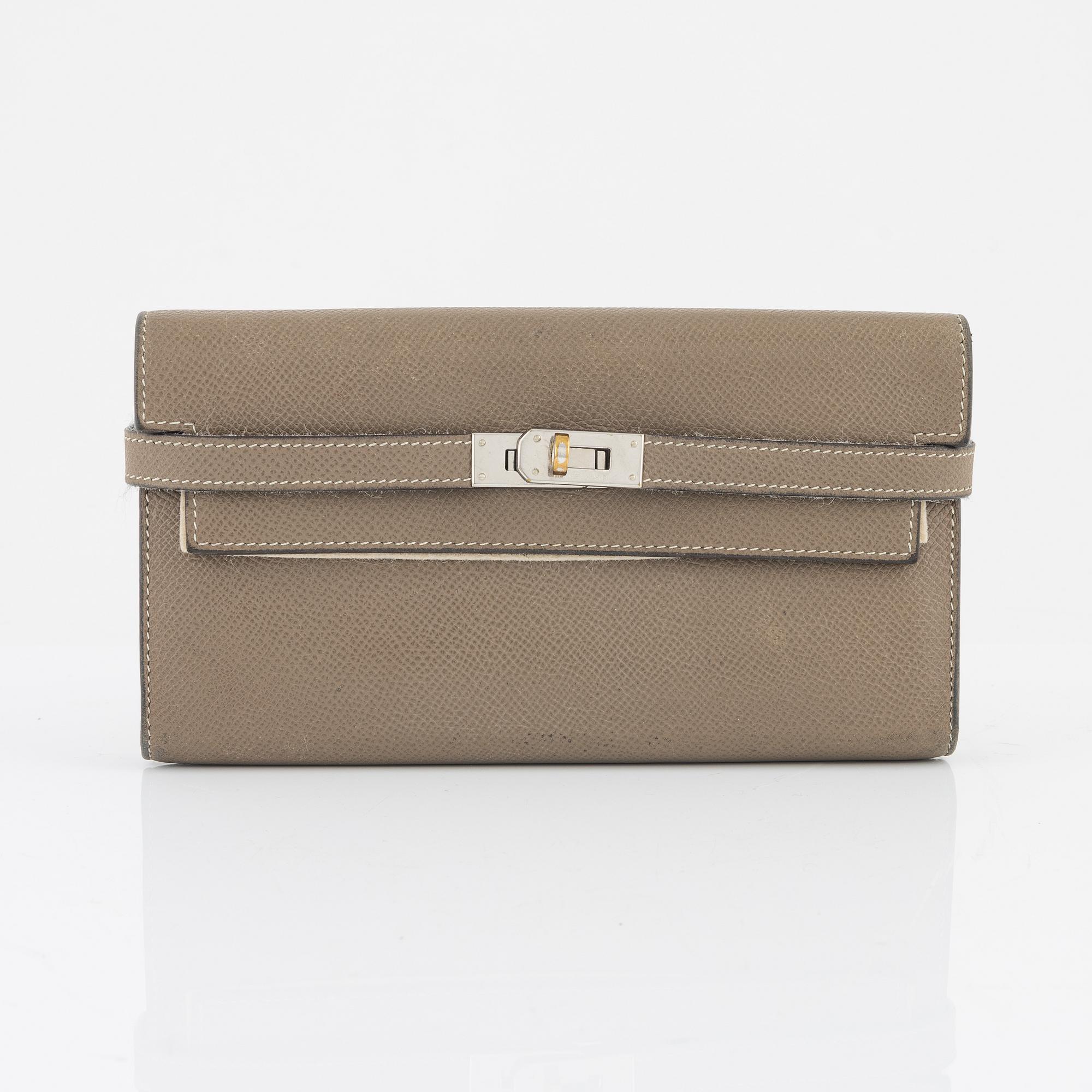 Hermès, an Epsom leather 'Kelly' wallet, 2011.