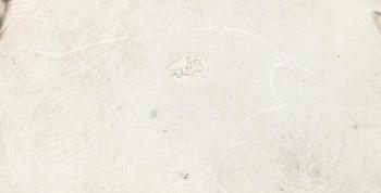 SALTKAR, 4 st. silver, Frankrike 1800-tal. Tot. vikt 240 g.