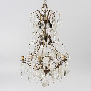 Chandelier, Rococo style, mid-20th century.