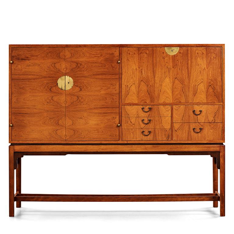 Scandinavian designer, a palisander sideboard, 1960's.