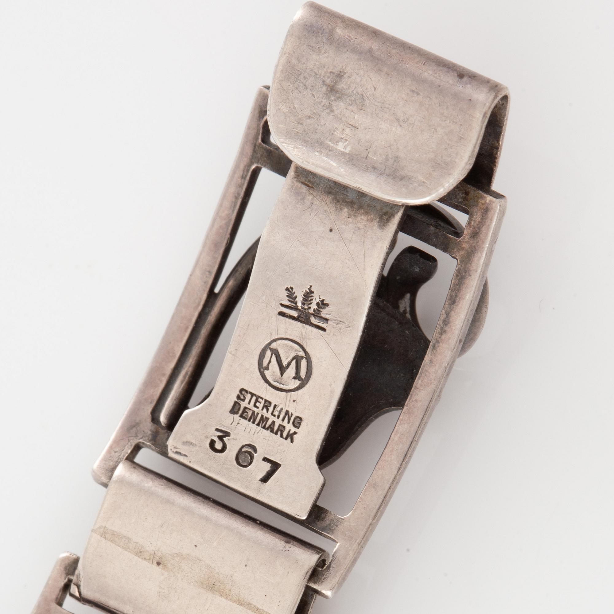 Bracelet, sterling silver, Denmark.