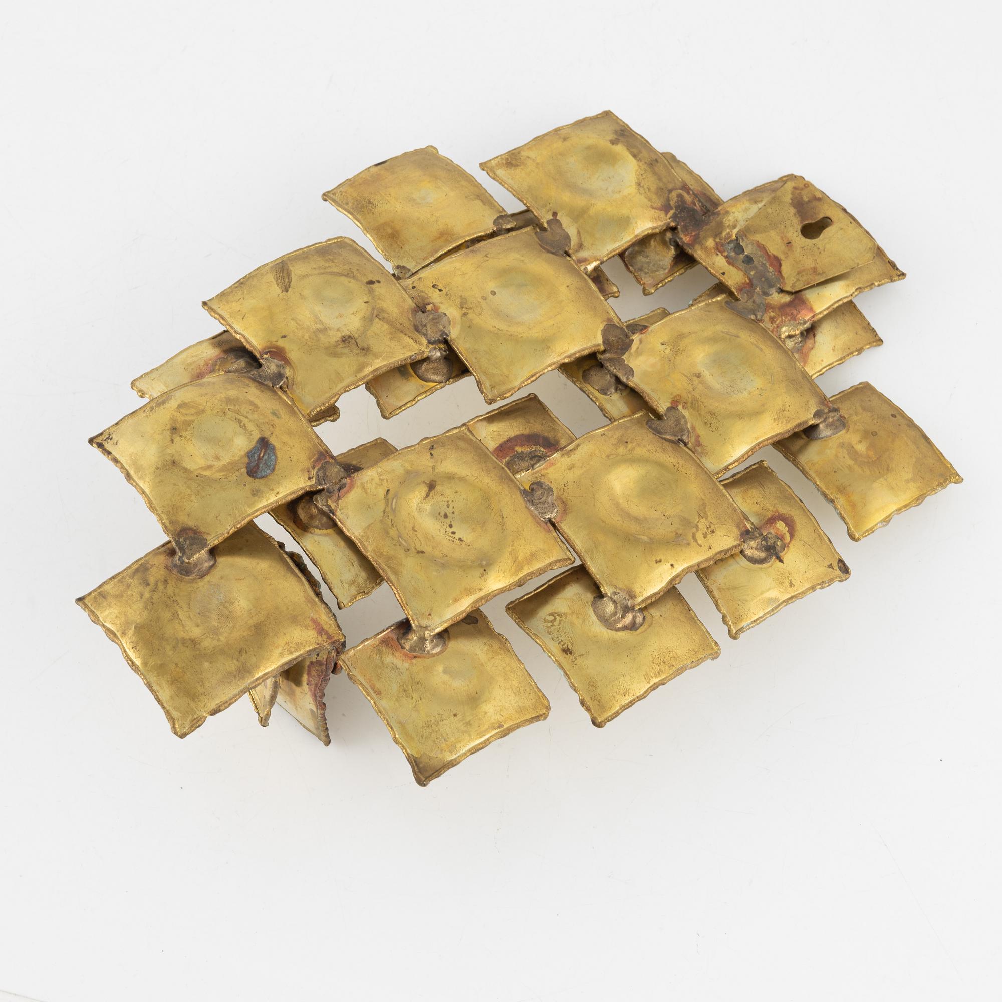 Claës E. Giertta, a brass wall sconce, second half of the 20th Century.