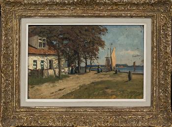 FRITHJOF SMITH-HALD, a signed oil on board.