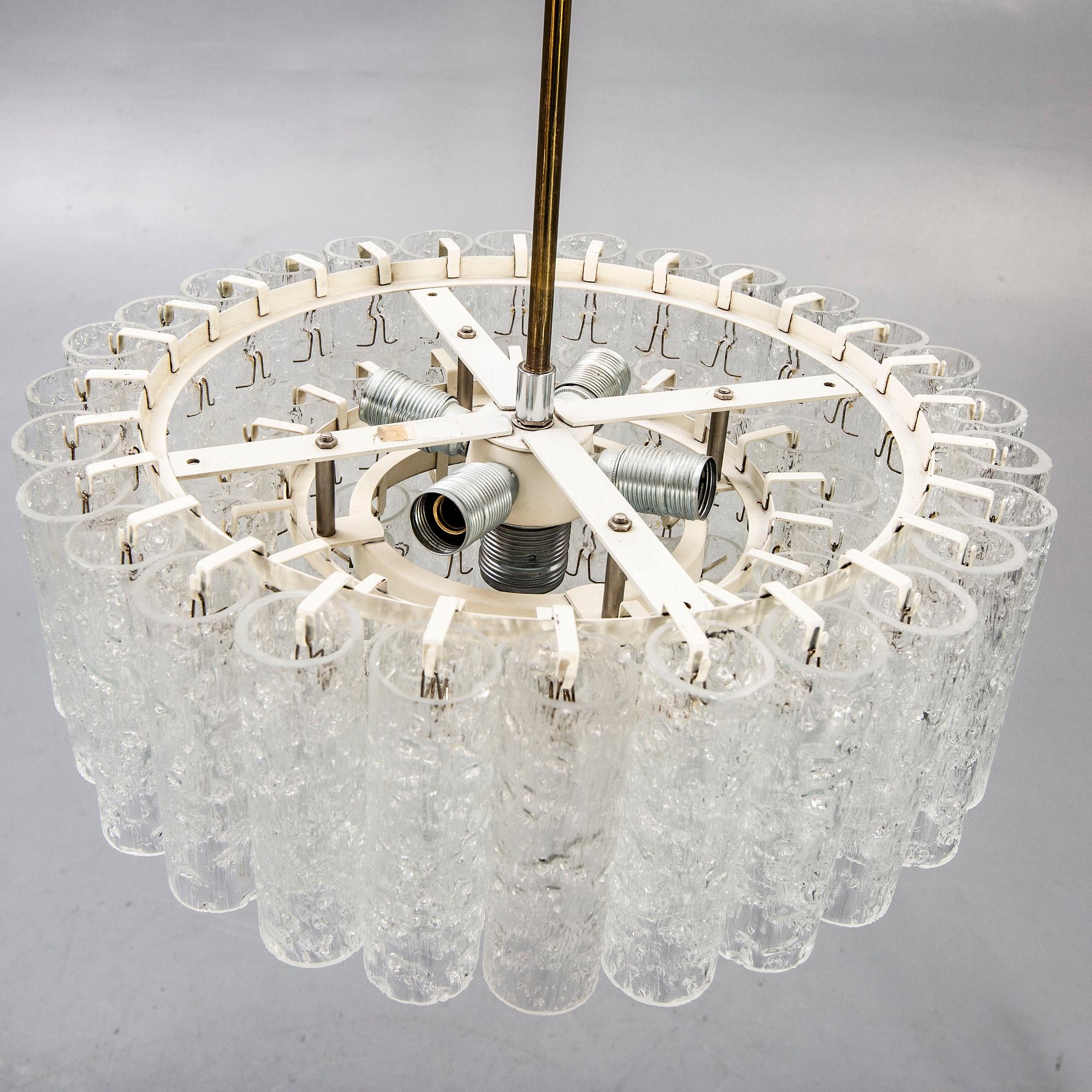 Doria Lichtenwerken, ceiling lamp, Austria, mid-20th century.