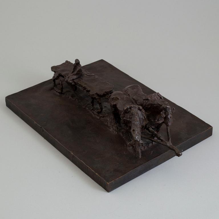 ASMUND ARLE, Sculpture, bronze, signed Asmund Arle.