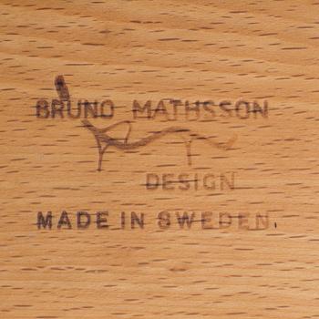 VILFÅTÖLJ, "Pernilla 3", Bruno Mathsson, brännmärkt.