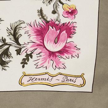 HERMÈS, scarf, "Les Jardiniers du Roy".