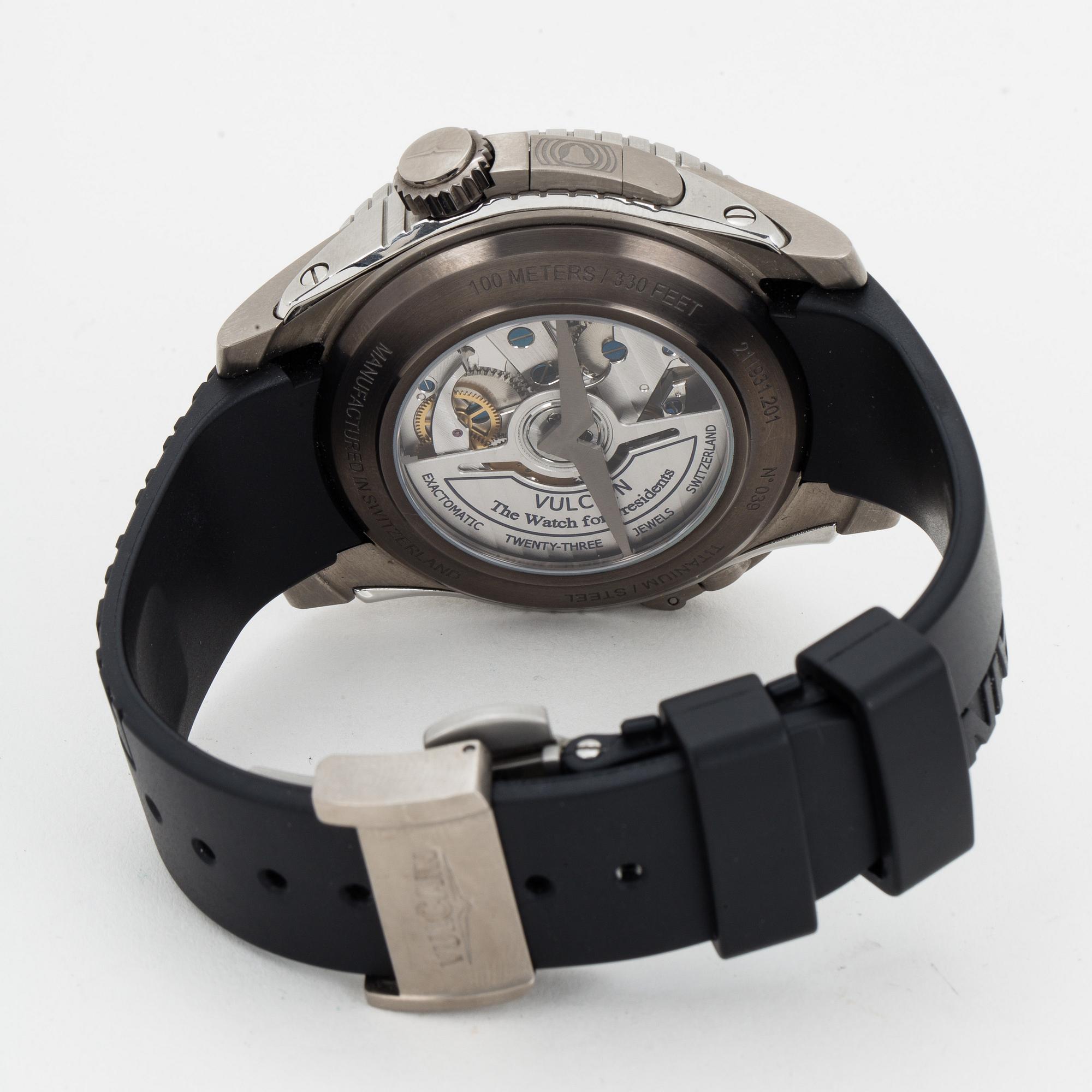 VULCAIN, Cricket X-TREME, wristwatch, 44 mm.