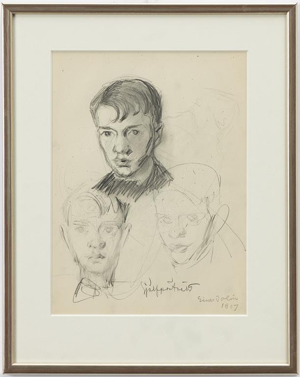 Einar Jolin, "Självporträtt".