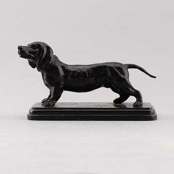 FIGUR, bronserad metall, 1900-talets andra hälft.