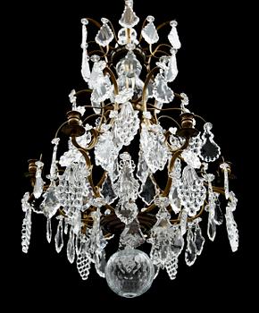 LJUSKRONA, barockstil, 1900-talets andra hälft. Höjd ca 80 cm.