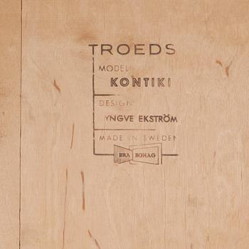 STOLAR, ett par, "Kontiki", Yngve Ekström, Troeds, 1900-talets andra hälft.