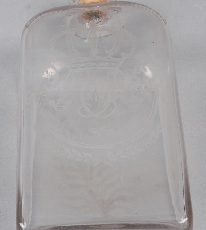 FLASKA, glas. 1800-talets första hälft.