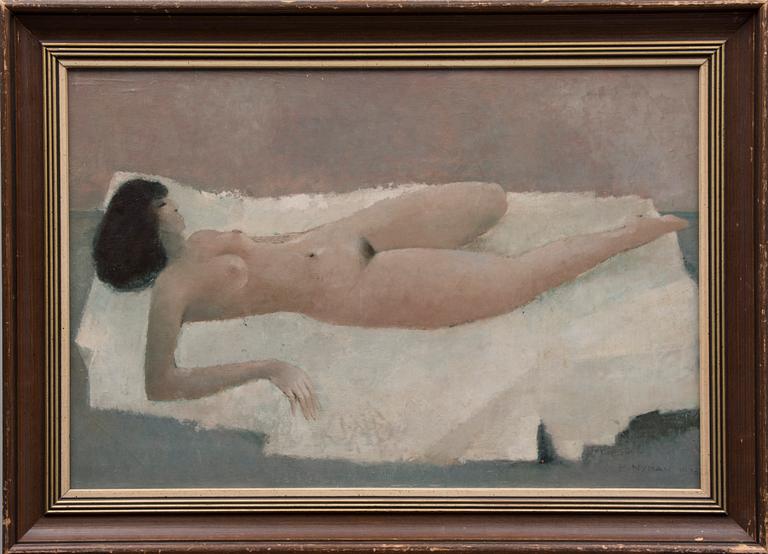 BJÖRN NYMAN, olja på skiva, signerad och daterad 1970.