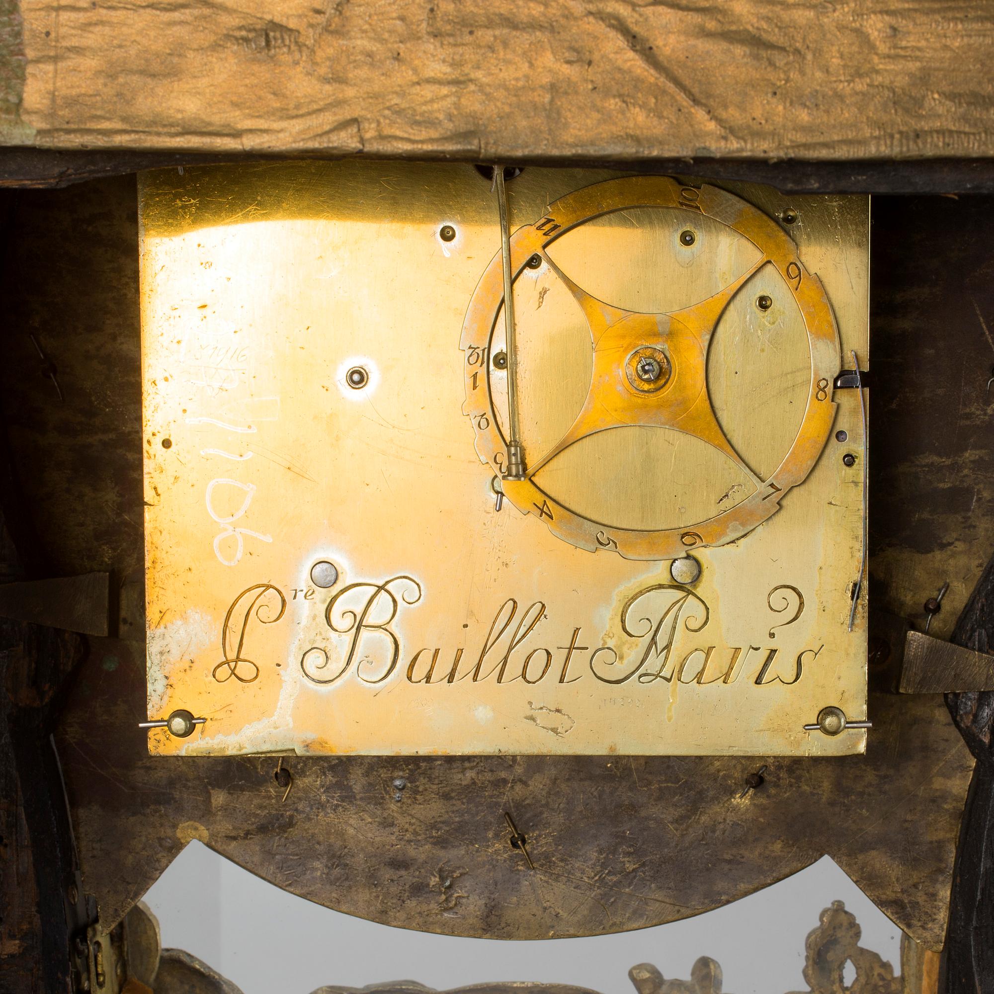 A Louis XV bracket clock, France, first half of the 18th Century.